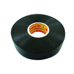 Cinta Aislante Electrica Scotch Super 33 - 19mm x 20mts Color Negro 80611207012