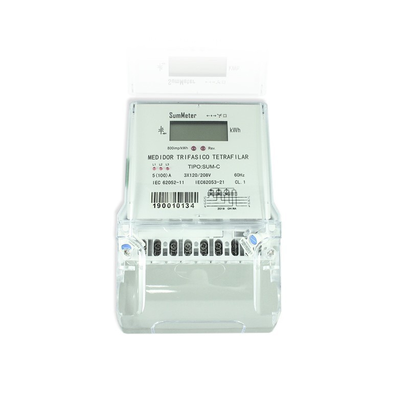 Contador Electronico Trifasico 5-100A  Lcd                CL 1 CALIBRADO