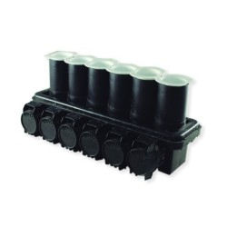 Barraje Premoldeado para Baja Tension Sumergible 500A  6 Puertos  Juego x 1 14 AWG a 350 KCMIL GPRT-350-6P / F47114-000