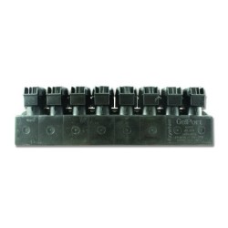 Barraje Premoldeado para Baja Tension Sumergible 500A  8 Puertos Juego x 1  14 AWG a 350 KCMIL GPRT-350-8P / A36977-000