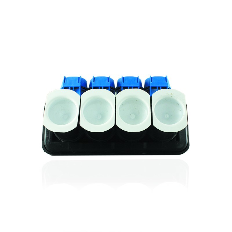 Barraje Premoldeado para Baja Tension Sumergible 500A  4 Puertos Juego x 1 Tapa azul 6 AWG-500 KCMIL GPRT-500-4P/ CF9287-000