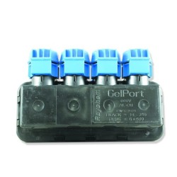 Barraje Premoldeado para Baja Tension Sumergible 500A  4 Puertos Juego x 1 Tapa azul 6 AWG-500 KCMIL GPRT-500-4P/ CF9287-000