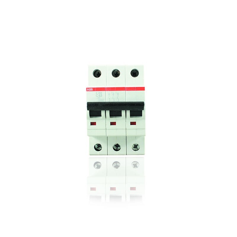Breaker de Riel Tripolar 3 X  63 AMP 10 KA  2CDS253001R0634
