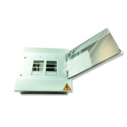 Tablero TERCOL Monofasico Con Puerta Plastico 8 Circuitos 95A Galvanizada TTP8MG