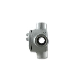 Caja Redonda GUA Redonda Forma X de 1 Pulgada con Tapa Roscada 3 Pulgadas  GUAX36 ALUM
