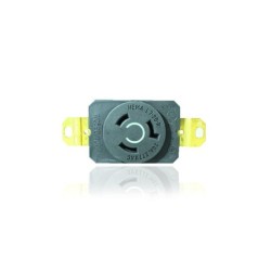 Toma Sencilla Incrustar LEGRAND  20AMP 480V 2F TURNLOK          L720R