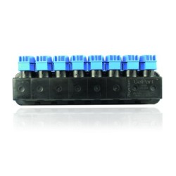 Barraje Premoldeado para Baja Tension Sumergible 500A  8 Puertos Juego x 1 Tapa Azul 6 AWG a 500 KCMIL GPRT-500-8P / CF9290-000