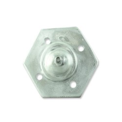 Base Metalica para Punta Captadora Horizontal de D 100 mm M8 HEXAGONAL   297015N