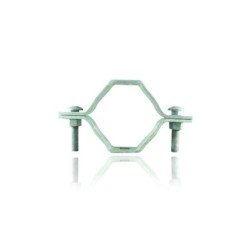 Abrazadera o Collarin de 2  Dos Salidas  4 - 5 Platina  1/4 Pulgada 120 mm   CL 1203