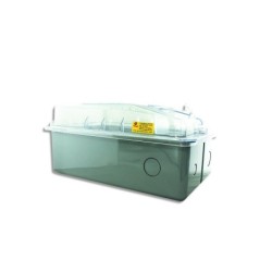 Caja Contador Polifasico 1 Medidor 39 8x24 4x1 cm Riel