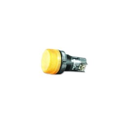 Piloto de Señalizacion Con LED Amarillo 22mm 220V