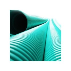 Tubo Ducto PVC TDP Corrugado de 6 x 6 Mts