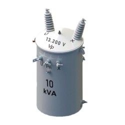 Transformador Monofasico en Aceite de 10 KVA-13.200 v-120-240 v