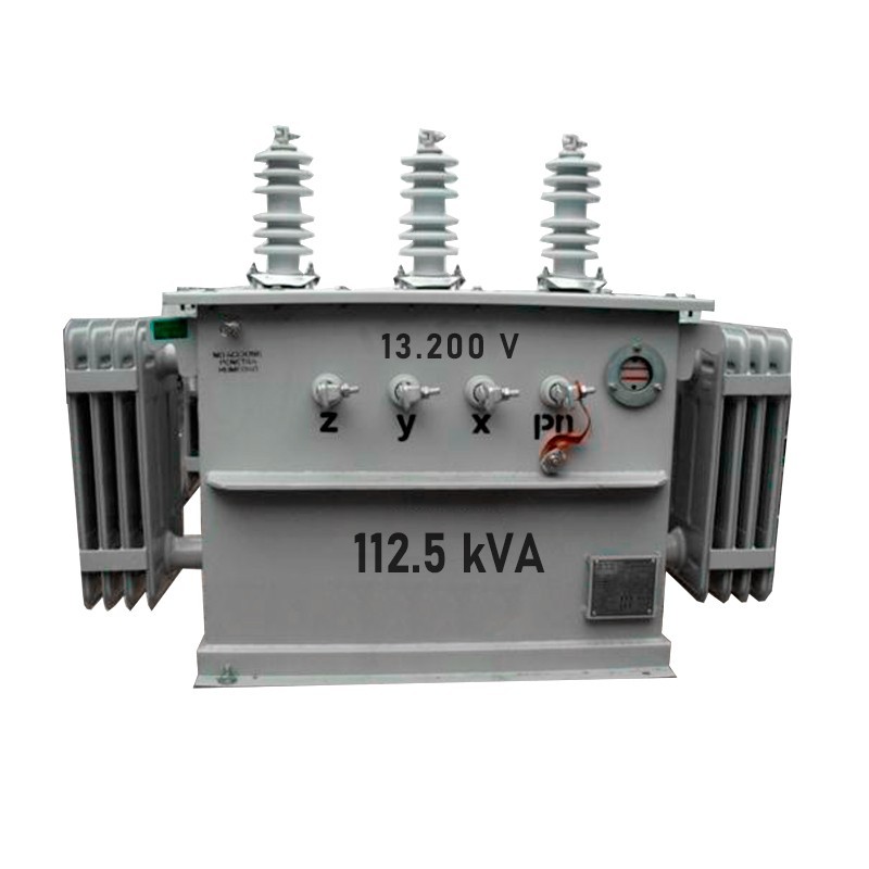 Transformador Trifasico en Aceite 112.5 KVA-13.200 v- 208-122 v Plena
