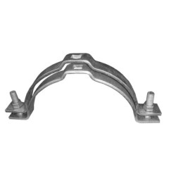 Abrazadera o Collarin de 2  Dos Salidas 10.5 - 11.5 Platina  1/4 Pulgada 260 mm   CL 2603