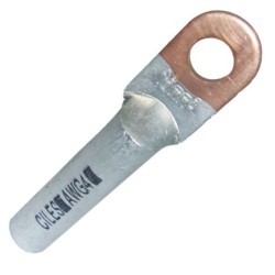 Borna Bimetalica Compresion No 4 Transicion Aluminio a Cobre Barril Largo PT850321
