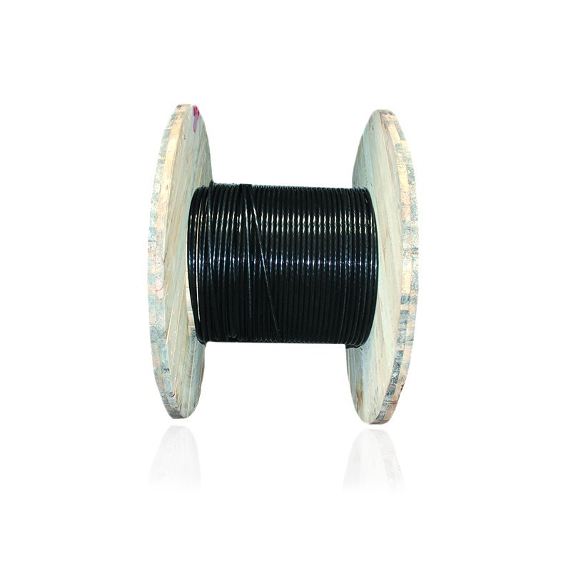 Cable Aislado No     2 AWG Cobre HFFR Libre Halogenos Color Negro 10034360