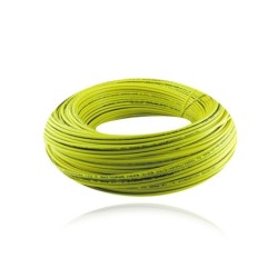 Cable Aislado No    12 AWG Cobre HFFR Libre Halogenos Color Amarillo 10034156 Cortas de 50 Metros