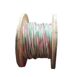 Cable Trenzado No.    12 AWG Cobre HFFR Libre Halogenos  Color  Verde  Blanco  Fase Roja  31352612001C Cortas de 50 Metros