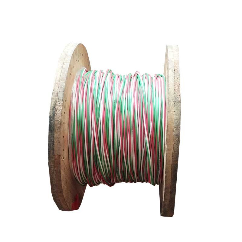 Cable Trenzado No.    12 AWG Cobre HFFR Libre Halogenos  Color  Verde  Blanco  Fase Roja  31352612001C Cortas de 50 Metros