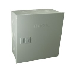 Caja Metalica de Paso  20cm x 20cm x 10cm Chapa Plastica- CE202015B