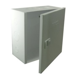 Caja Metalica de Paso  20cm x 20cm x 10cm Chapa Plastica- CE202015B