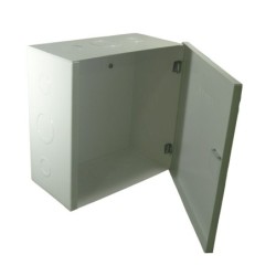 Caja Metalica de Paso  20cm x 20cm x 10cm Chapa Plastica- CE202015B