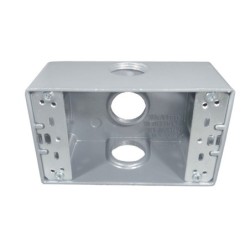 Caja Fundicion Aluminio 5800 con salida   3-4 pulgada  5 Huecos