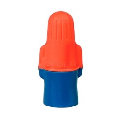 Conector de Resorte Naranja Azul para Cable 21-14 AWG - Empalme Rapido 9J25B