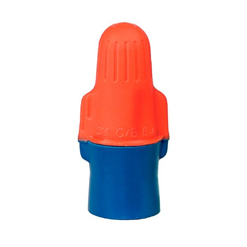 Conector de Resorte Naranja Azul para Cable 21-14 AWG - Empalme Rapido 9J25B