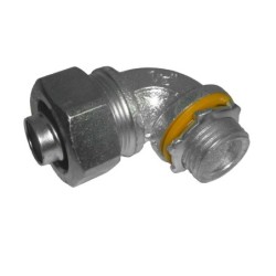 Conector Coraza A Prueba Liquidos Curvo 1-2 Hierro  LT5090