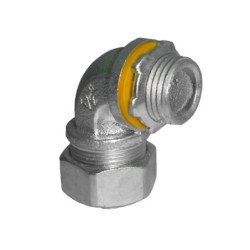 Conector Coraza A Prueba Liquidos Curvo 1-2 Hierro  LT5090