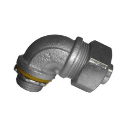 Conector Coraza A Prueba Liquidos Curvo 1-2 Hierro  LT5090