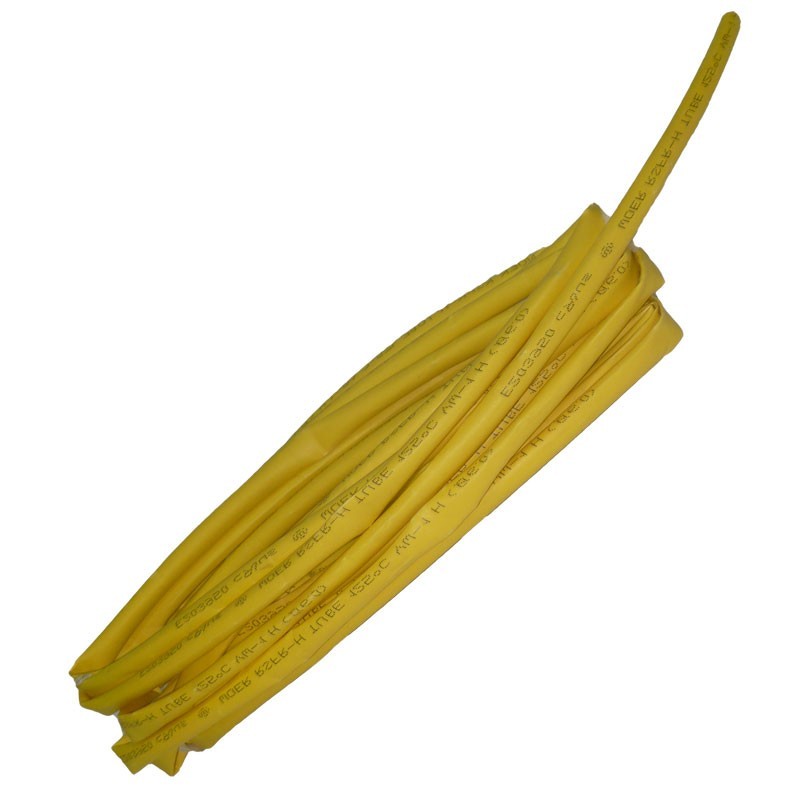 Funda Termoencogible para Cable  No 10 - 5mm Color Amarillo