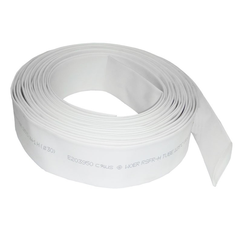 Funda Termoencogible Blanco Para Cable No 250/500MCM 30mm