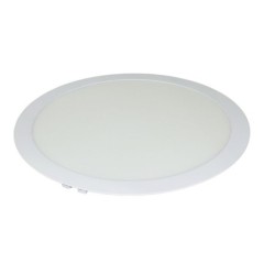 Panel Led 24W Redondo Incrustar-Bala 11 Pulgadas 30cm x 30cm 4000K NW Cool White Blanco Calido K
