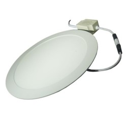 Panel Led 18W Redondo Incrustar-Bala 8 Pulgadas 22.5cm x 22.5cm 3000K WW Luz Amarilla  P2461333