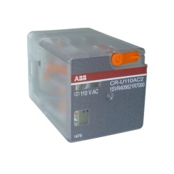 Rele Enchufable ABB Tipo Universal  8 PINES CR-U110AC2    1SVR405621R7000