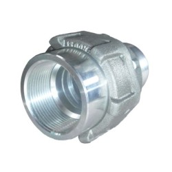Sello Cortafuego CROUSE HINDS de 1 1/2 Pulg Hembra uso Vertical-horizontal en Aluminio con Pintura Gris  UNY505 SA