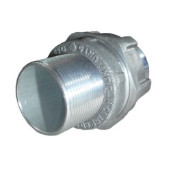 Sello Cortafuego CROUSE HINDS de 1 1/2 Pulg Hembra uso Vertical-horizontal en Aluminio con Pintura Gris  UNY505 SA