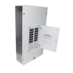 Tablero TERCOL Bifasico Con Puerta 18 Circuitos 225A Galvanizado  TRP218G