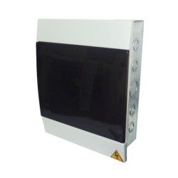 Tablero TERCOL Monofasico Con Puerta 12 Circuitos 95A Galvanizado   TTP12MG