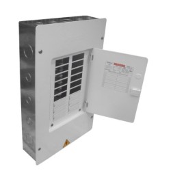 Tablero TERCOL Trifasico Con Puerta 18 Circuitos 125A Galvanizado      TP318-125G