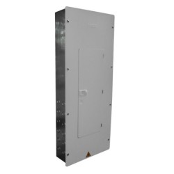 Tablero TERCOL Trifasico Con Puerta Cerrada y Espacio para Totalizador de 18 Circuitos Galvanizado TRP318TG