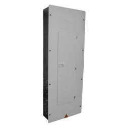 Tablero TERCOL Trifasico Con Puerta Cerrada y Espacio para Totalizador de 24 Circuitos Galvanizado TRP324TG