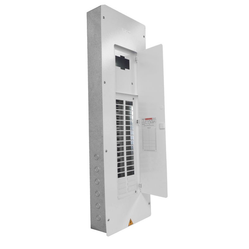 Tablero Trifasico Tercol 36 Circuitos 225A Galvanizado  Con Puerta Cerrada y Espacio para Totalizador TRP336TG