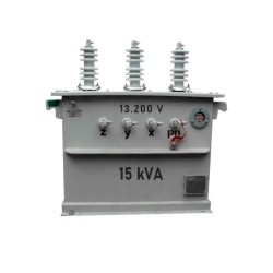 Transformador Trifasico en Aceite de  15 KVA-13.200 v-208-120 v