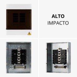 Tablero TERCOL Monofasico Con Puerta 12 Octavos 85A Galvanizada   TTP12MG-B