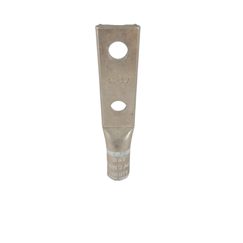 Borna Ponchar calibre   4/0 AWG Bimetalica Barril Largo Doble Hueco T12BL2H28
