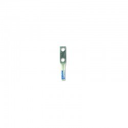 Borna Ponchar calibre 6 AWG Estañada Cobre Barril Largo Doble Hueco